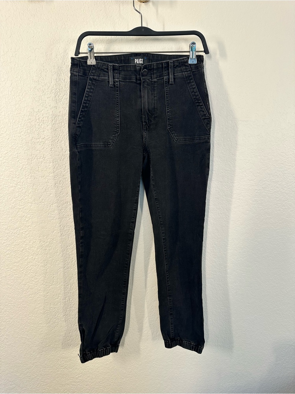 PAIGE Mayslie Jogger Jeans with zippered ankles